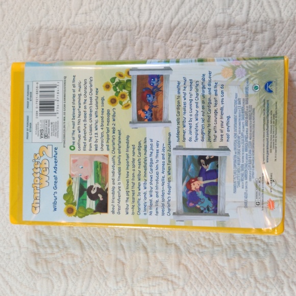 Charlotte's Web II Wilbur's Great Adventure VHS Movie Video Tape - Picture 2 of 7